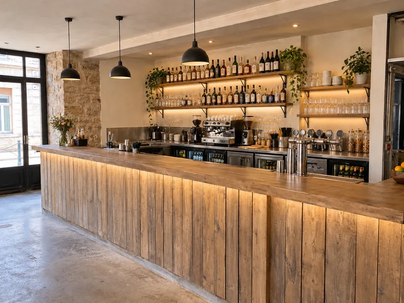 Aménagement de bars — Après