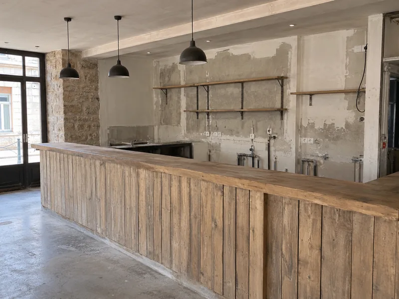 Aménagement de bars — Avant