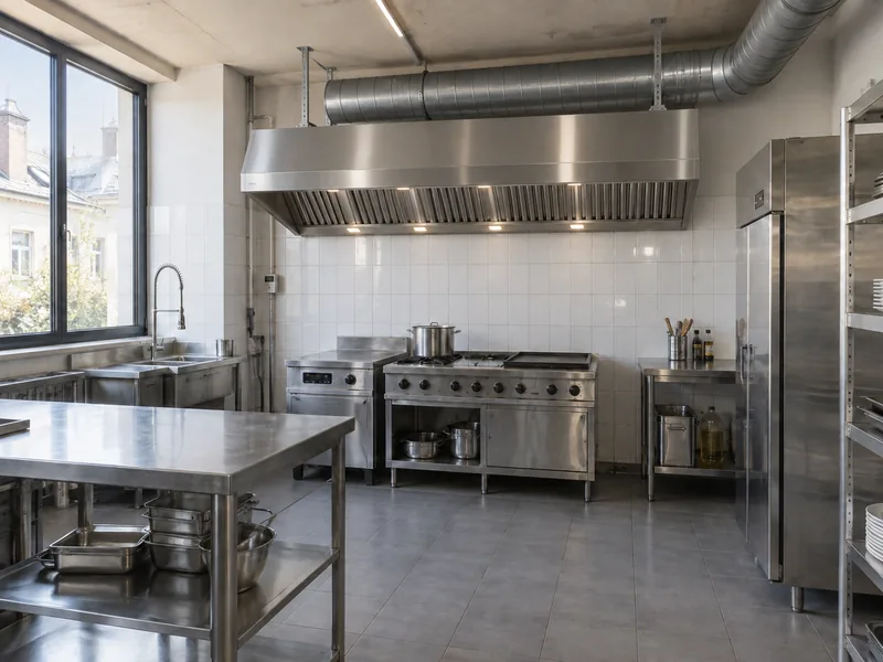 Installation de hottes professionnelles — Après