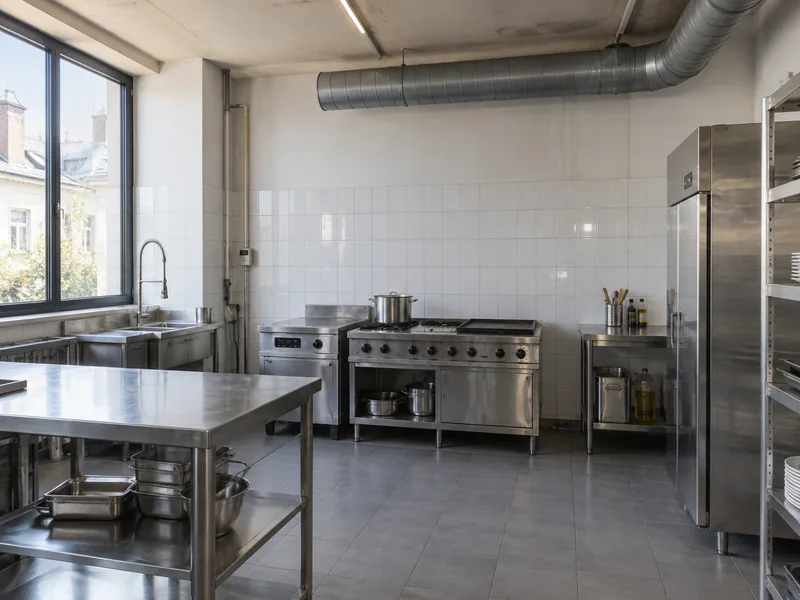 Installation de hottes professionnelles — Avant