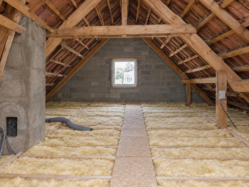 Isolation des combles — Après