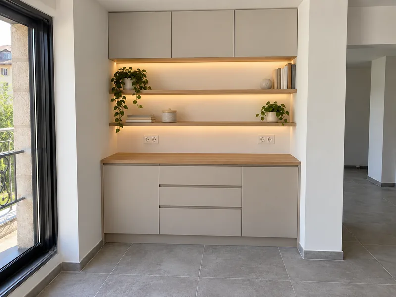 Installation de mobilier d’agencement — Après