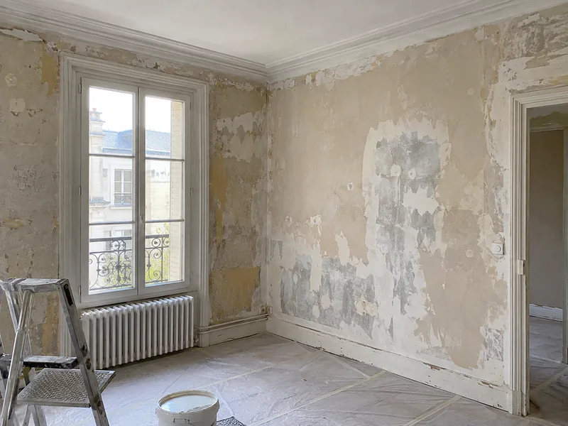 Peinture des murs — Avant