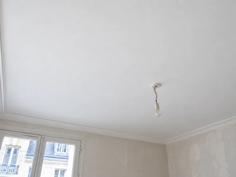 Peinture des plafonds — Après