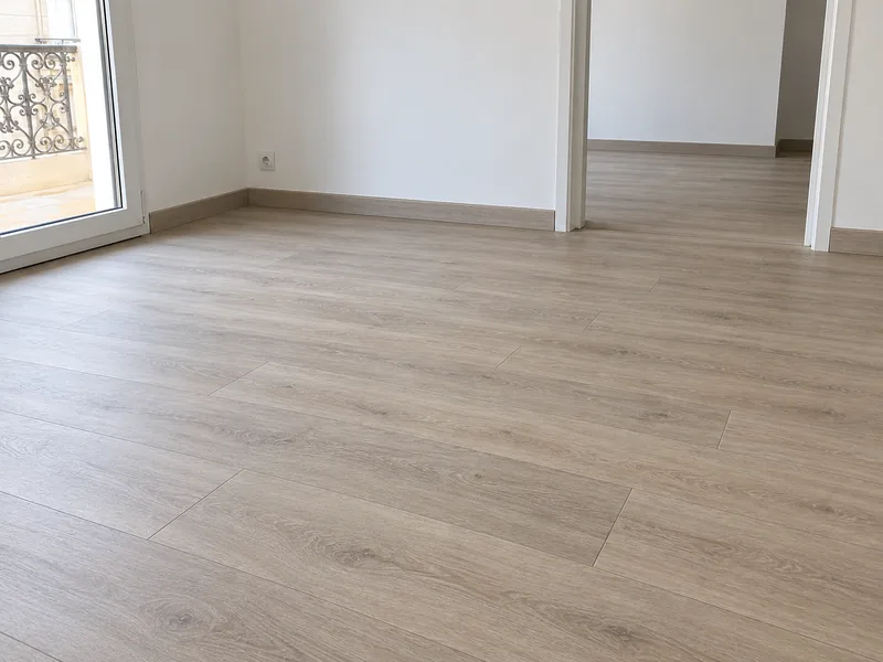 Pose de sol PVC — Après