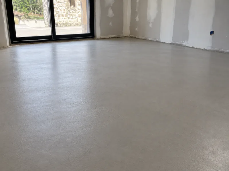 Ragréage de sol — Après