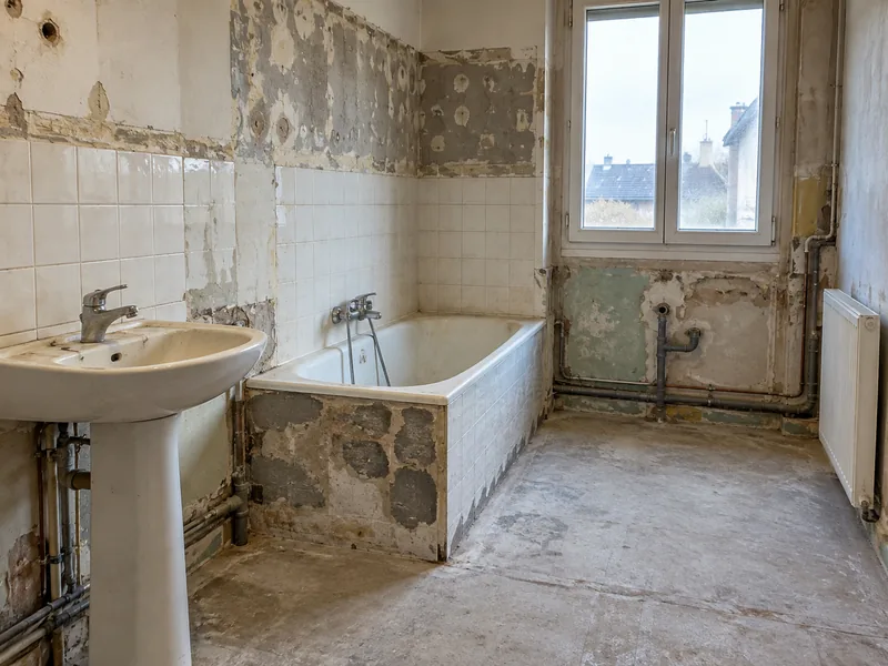 Rénovation de salle de bains — Avant