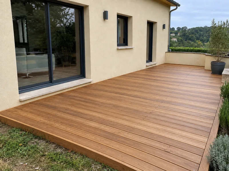 Terrasse en bois — Après
