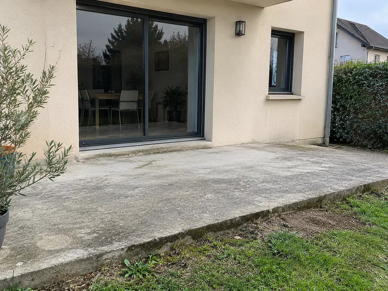Terrasse en composite — Avant