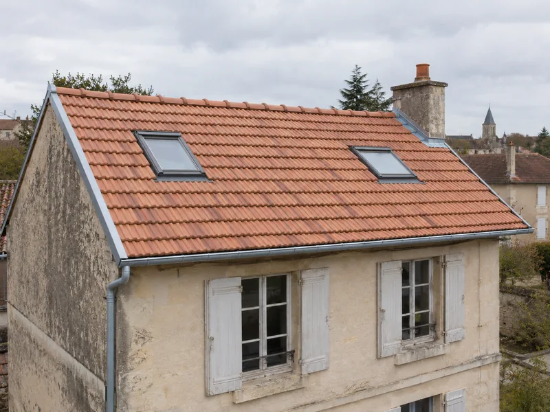 Travaux de couverture — Après