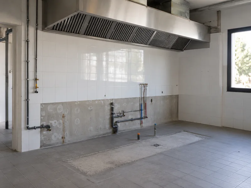Aménagement des zones de cuisson — Avant